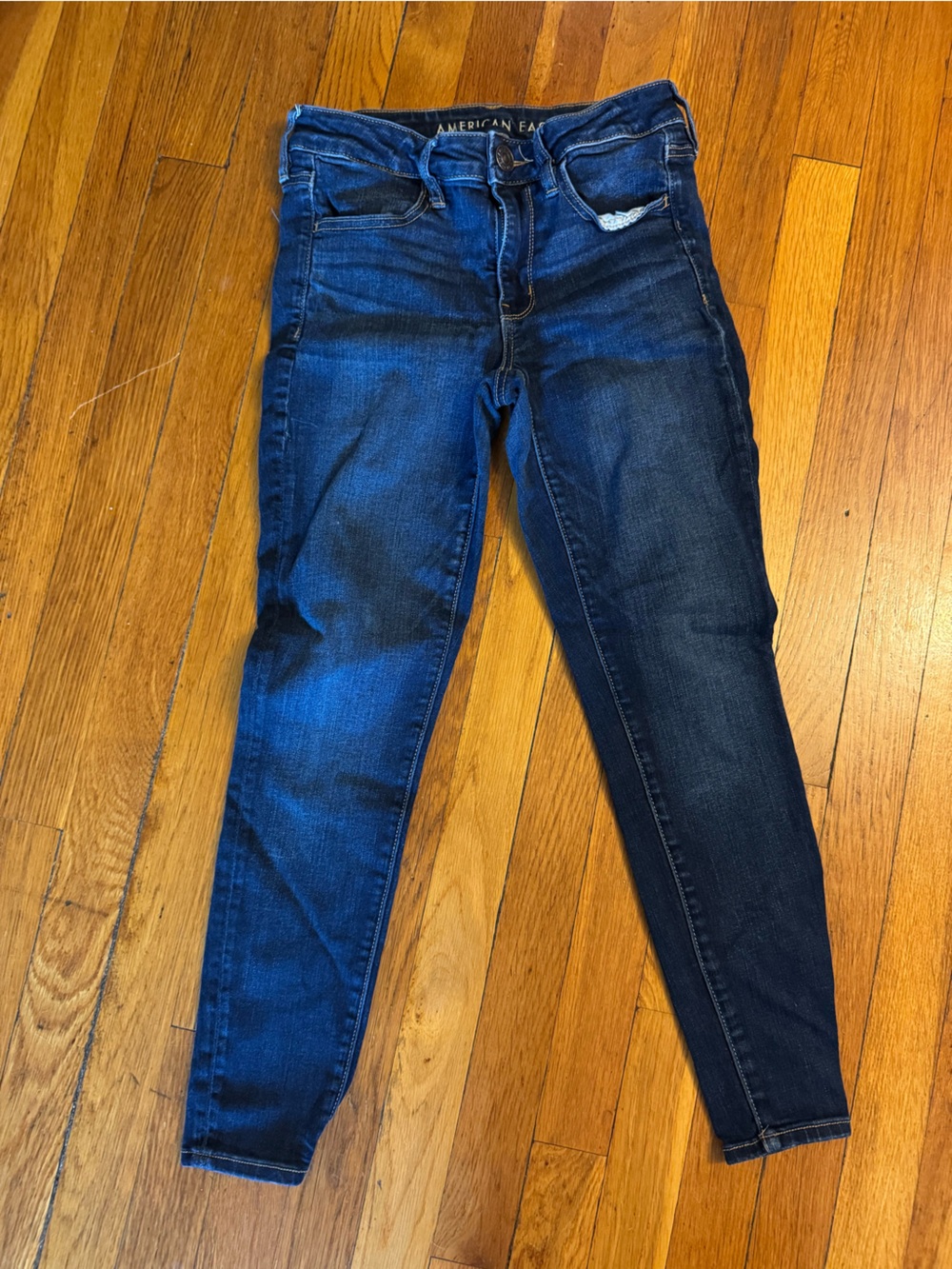 American Eagle Outfitters Dark Blue Skinny Jeans